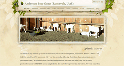 Desktop Screenshot of andersonboergoats.com