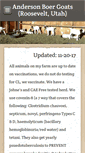 Mobile Screenshot of andersonboergoats.com